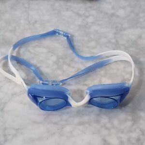 Blue Swim Goggles